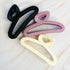 Set of three Fuchsia Hercules hair claw clips featuring sleek, durable jewelry-style hair accessories with a stylish design.