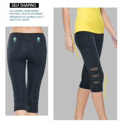Jade activewear calf-length Capri pants, sport leggings for women, ideal for fitness, yoga, and gym workouts.