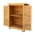 Ozdingo Gardeon Portable Wooden Garden Storage Cabinet with doors, ideal for outdoor garden organization and storage.