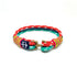 Teal Abderus Leoithne Nautical bracelet featuring marine-inspired beads and cord, perfect for nautical-themed jewelry.