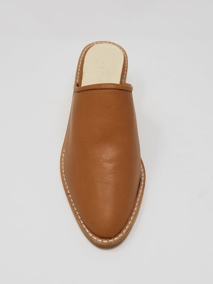 Azure Ophion Foxhill tan footwear front view, stylish and comfortable shoes with a sleek design and durable material.