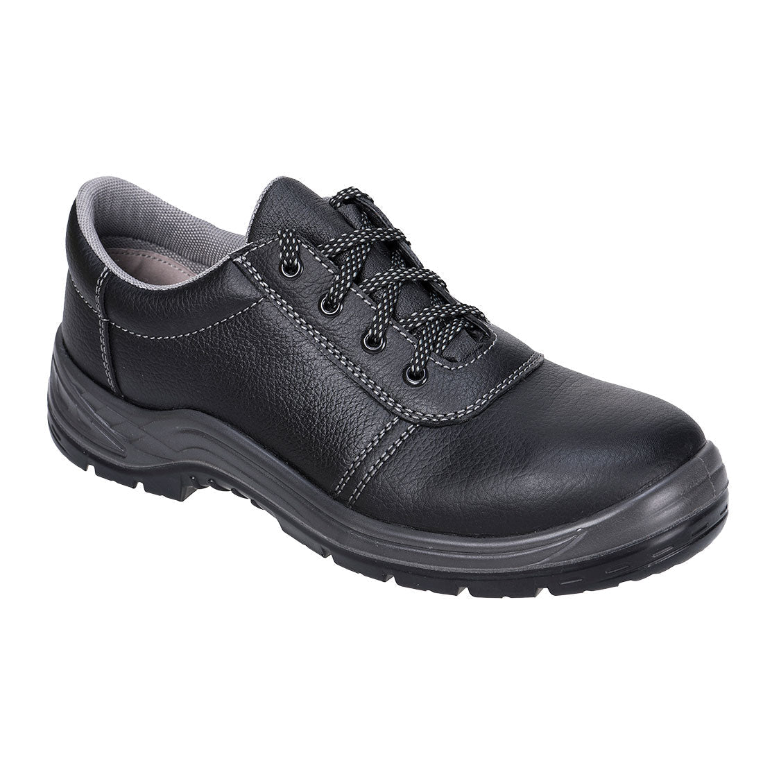 Steelite Kumo S3 safety work shoe by Coral Danae featuring durable construction and slip-resistant sole.