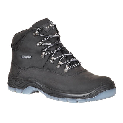 Coral Danae Bota Steelite All Weather S3 WR safety boot with steel toe and waterproof design, suitable for tough conditions.