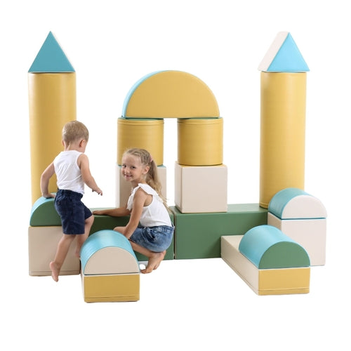 Blue Mega Fort furniture by Blush Apricot, featuring a cozy fortress design with sturdy fabric walls and playful interior.