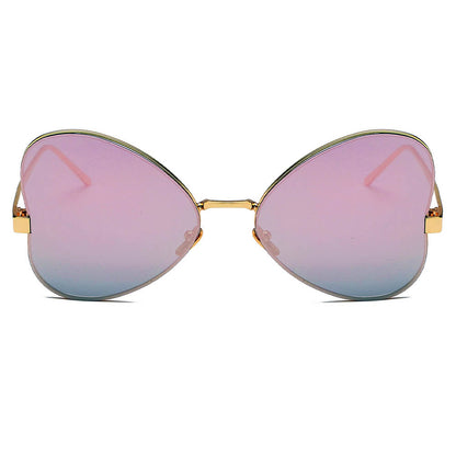 LINDSAY | Women Oversized Rounded Butterfly Fashion Sunglasses