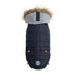 Navy Winter Sailor Parka by Beige Antigone, designed for pets, featuring a stylish sailor-inspired coat with a high collar and button details.