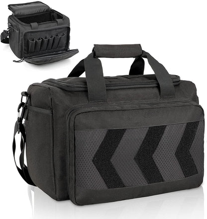 Amethyst Osage Sunfiner multi-function tactical range bag with magazine gear, featuring multiple compartments and durable construction.