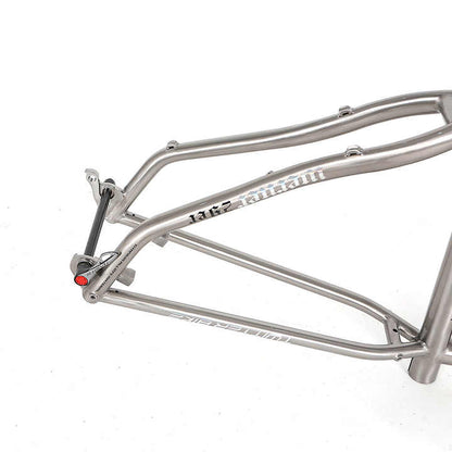 TWITTER WERNER Titanium Alloy MTB Frame – 29"/27.5", Lightweight, XC-Optimized, 142mm Thru axle+Lever
