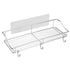 Stainless steel bathroom storage shelf by Maroon Asteria with punch-free installation, mounted on a bathroom wall for organized space.