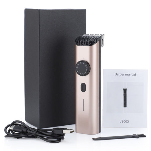Maroon Asteria USB rechargeable electric hair clipper and beard trimmer for men, featuring a sleek design and adjustable blades.