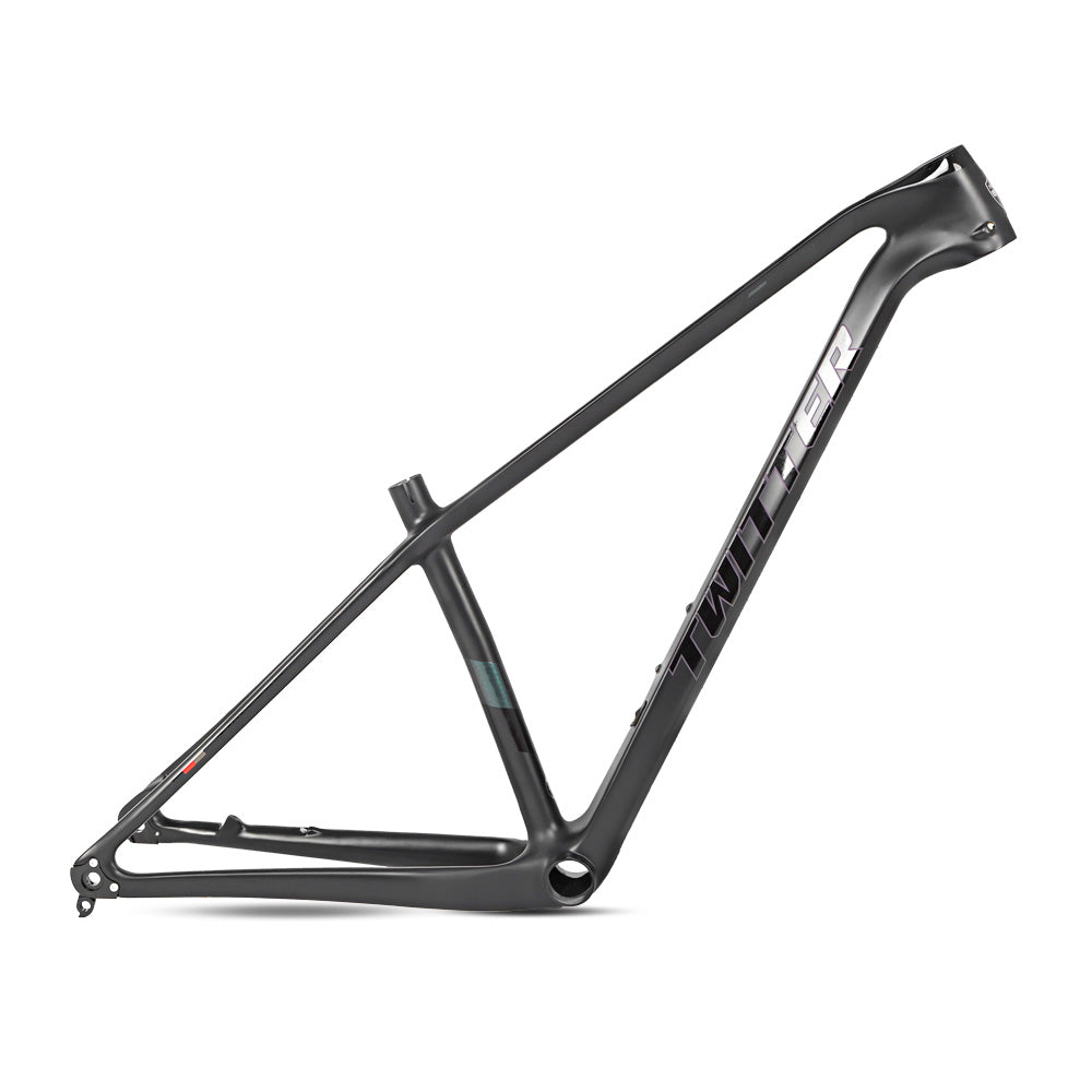 TWITTER WARRIOR Pro Carbon MTB Frame – T900 Mix, 29"/27.5", XC Racing, Gloss+UV Decals