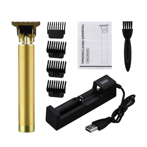 Maroon Asteria portable electric T-blade hair clipper for men&