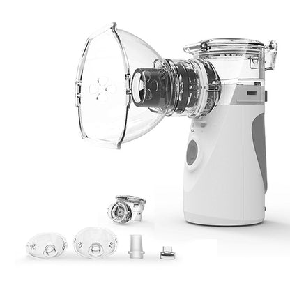 Maroon Asteria portable inhaler nebulizer for babies, compact skincare device for steam inhalation therapy.