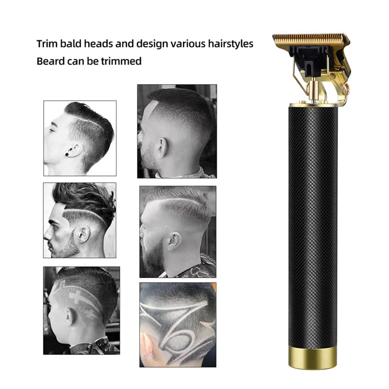 Maroon Asteria portable electric hair clippers with T-blade for men&
