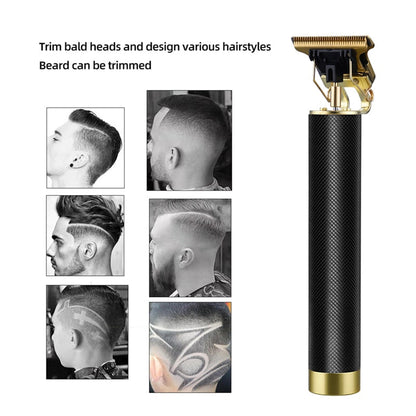 Maroon Asteria portable electric hair clippers with T-blade for men&