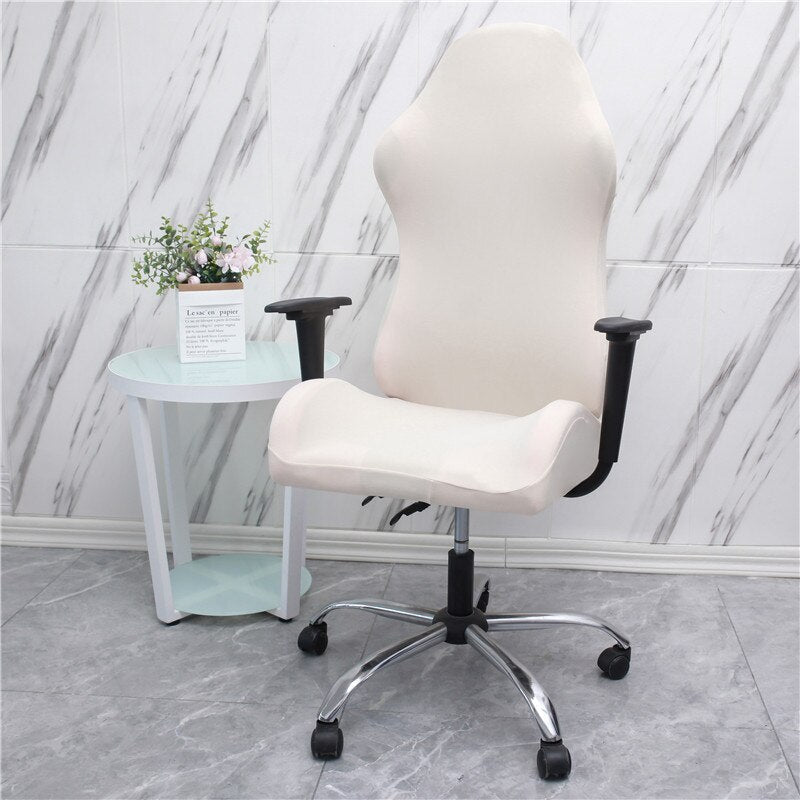 Maroon Asteria gaming chair cover slipcover for computer desk and office chairs, designed for protection and style.