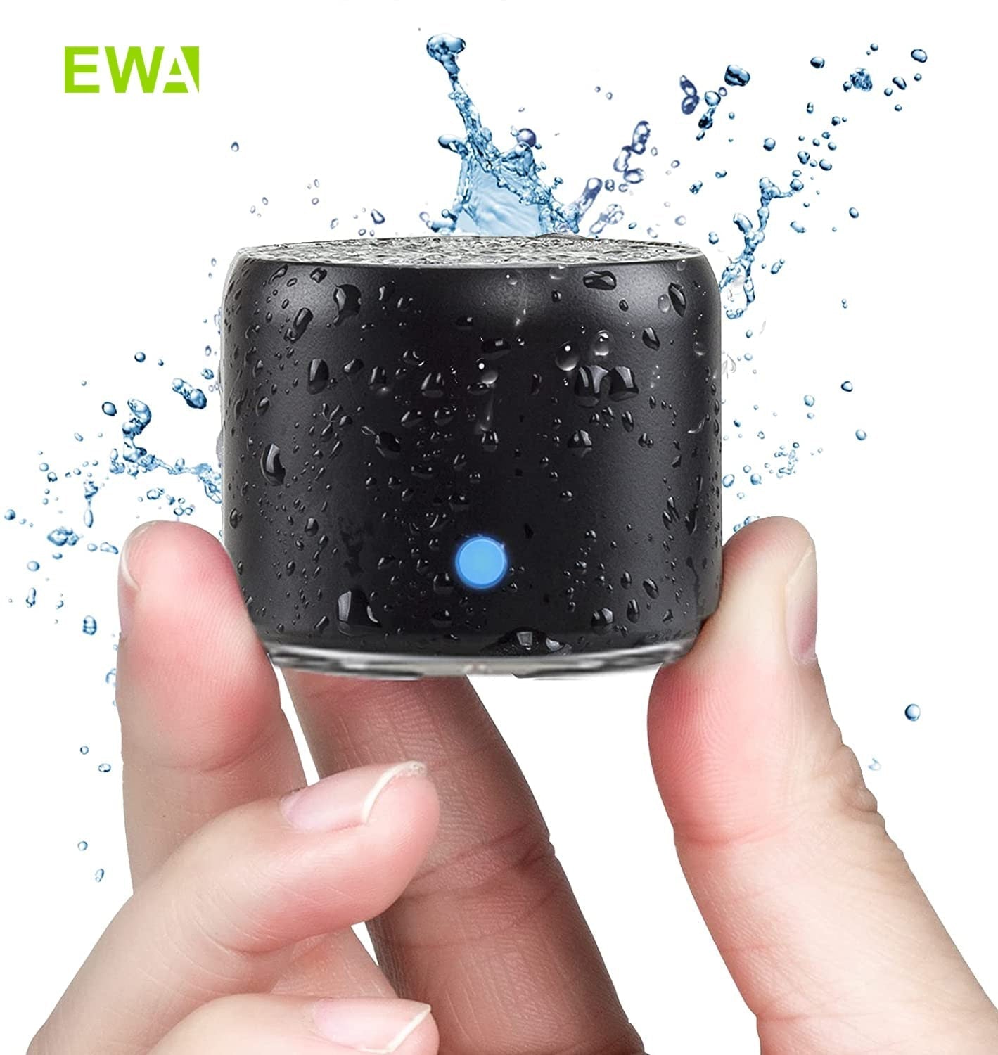 Yellow Pandora Dragon ZS1 waterproof mini Bluetooth speaker, compact portable audio device with durable design and built-in controls.