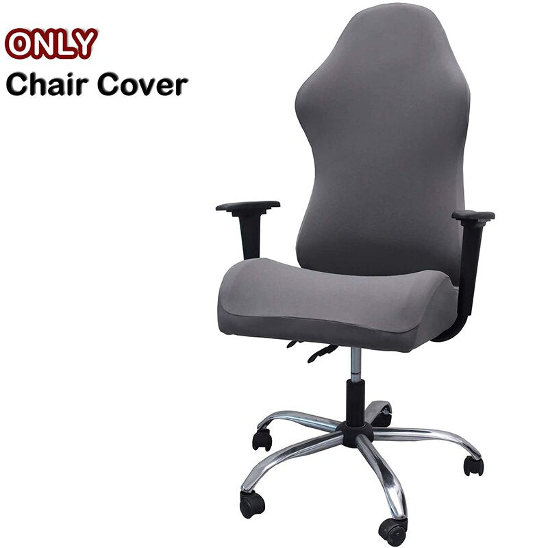 Maroon Asteria gaming chair slipcover for computer desk and office gaming chairs, protects and refreshes the chair&