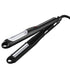 Maroon Asteria automatic rotating hair curler creating professional corrugated waves for fast, stylish hair curling.