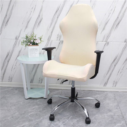 Maroon Asteria gaming chair cover for computer desk and office gaming chair, protective slipcover with a sleek design.