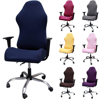 Maroon Asteria gaming chair cover slipcover for computer desk and office game chairs, made of durable fabric.