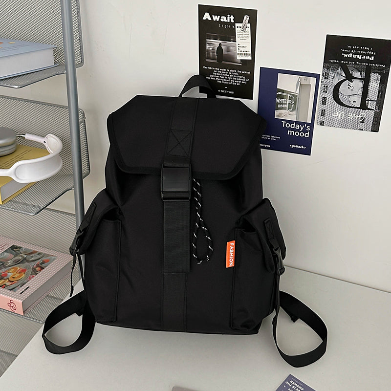 Jade Lemon student backpack with adjustable straps and multiple compartments, ideal for school and everyday use.