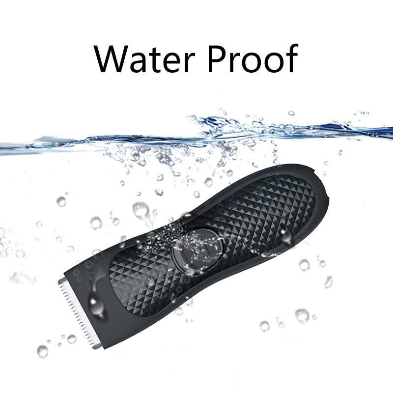 Maroon Asteria portable electric hair clipper for men with beard trimmer, USB rechargeable, compact hair cutting device.
