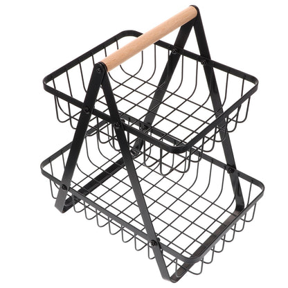 Maroon Asteria large capacity desktop fruit basket for home use, made of durable materials, perfect for organizing fruit on a desk