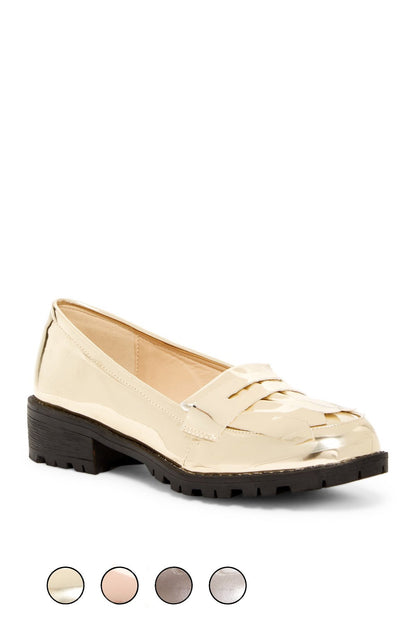 Azure Ophion gold footwear with stylish design and sleek finish, showcasing the elegant and comfortable shoes.