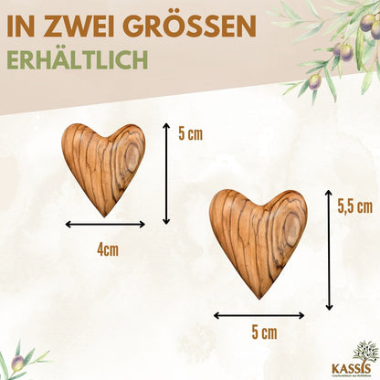 Personalized olive wood heart with engraving, hand-friendly decorative piece from Coffee Arrowwood for home and garden.