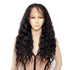 Cerise Alfie BeuMax Brazilian 13x4 natural wave lace front human hair wig, showcasing the detailed lace front and textured waves.
