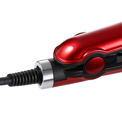 Maroon Asteria professional ceramic tourmaline coating flat iron hair straightener on a white background