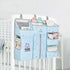 Maroon Chronos baby diaper caddy with dividers for organizing diaper changing essentials in a nursery or on the go.