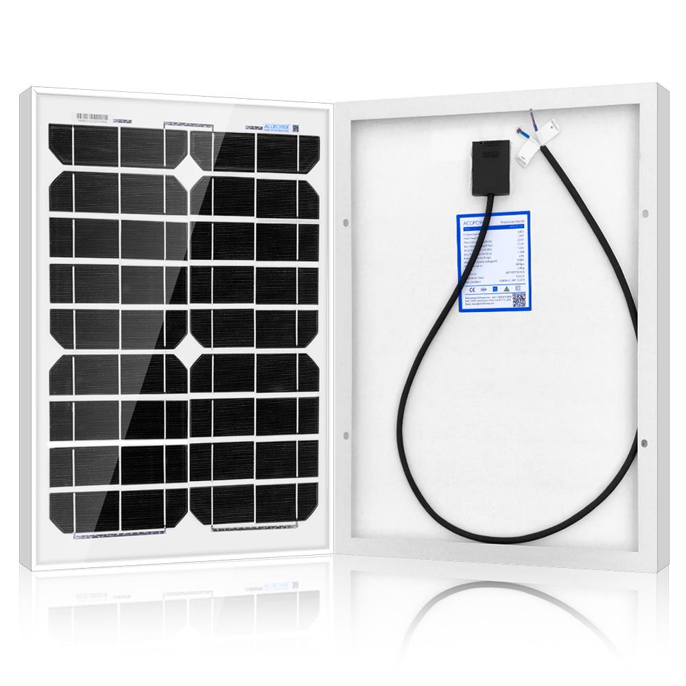 Fuchsia Rose 20W 12V monocrystalline solar panel for outdoor use, showing the compact, durable solar module for renewable energy.