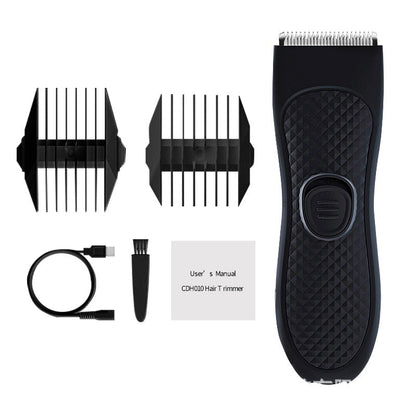 Maroon Asteria portable electric hair clipper and beard trimmer for men, USB rechargeable, compact haircare grooming tool