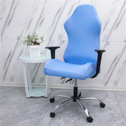 Maroon Asteria gaming chair cover slipcover for computer desk and office game chairs, designed to protect and update chair appearance