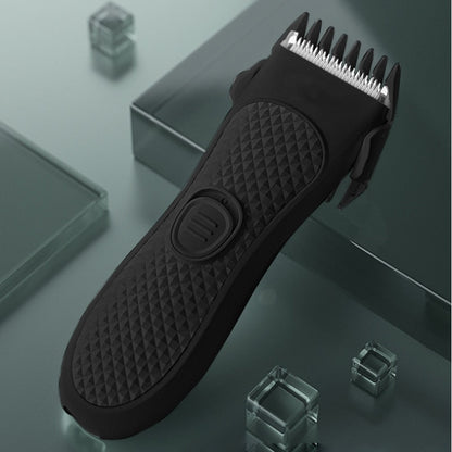 Maroon Asteria portable electric hair clipper and beard trimmer for men with USB charging, black and silver design.