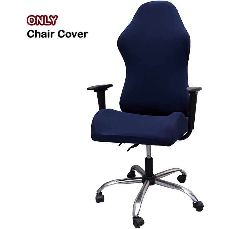 Maroon Asteria gaming chair cover for computer desk and office chairs, made of durable fabric for a sleek protective slipcover.