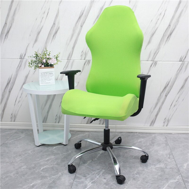 Maroon Asteria gaming chair cover slipcover for computer desk chairs, designed for office and gaming setups.