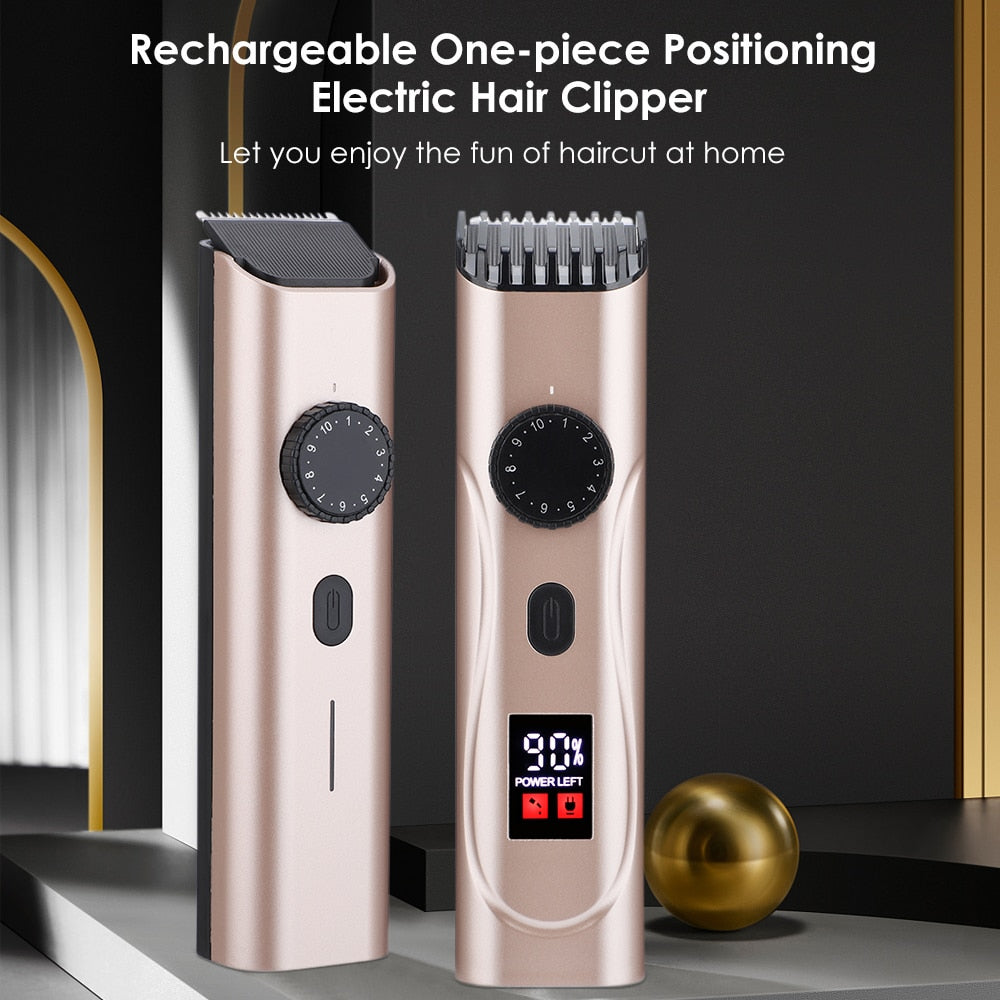 Maroon Asteria USB electric hair clipper and beard trimmer for men, rechargeable shaver with precision blades for hair and facial grooming.