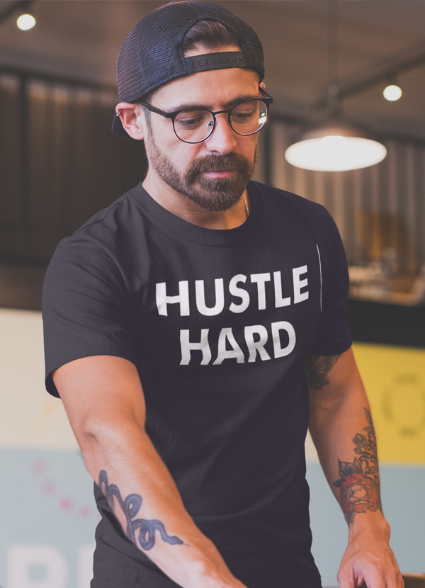 Black Scorpius Hustle Harder men&