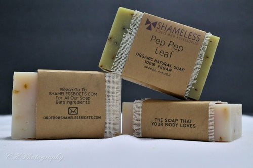 Organic Coconut Soap by Burgundy Crius, vegan healthcare soap with natural coconut ingredients, shown in a clean, minimal setting.