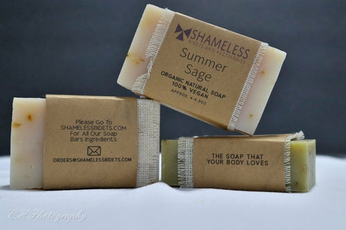 Organic coconut soap by Burgundy Crius, vegan healthcare product with natural coconut scent and moisturizing texture.