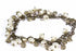 Silver Hestia Golden Hearts and Shells Charm Bracelet featuring gold heart and shell charms on a silver chain.