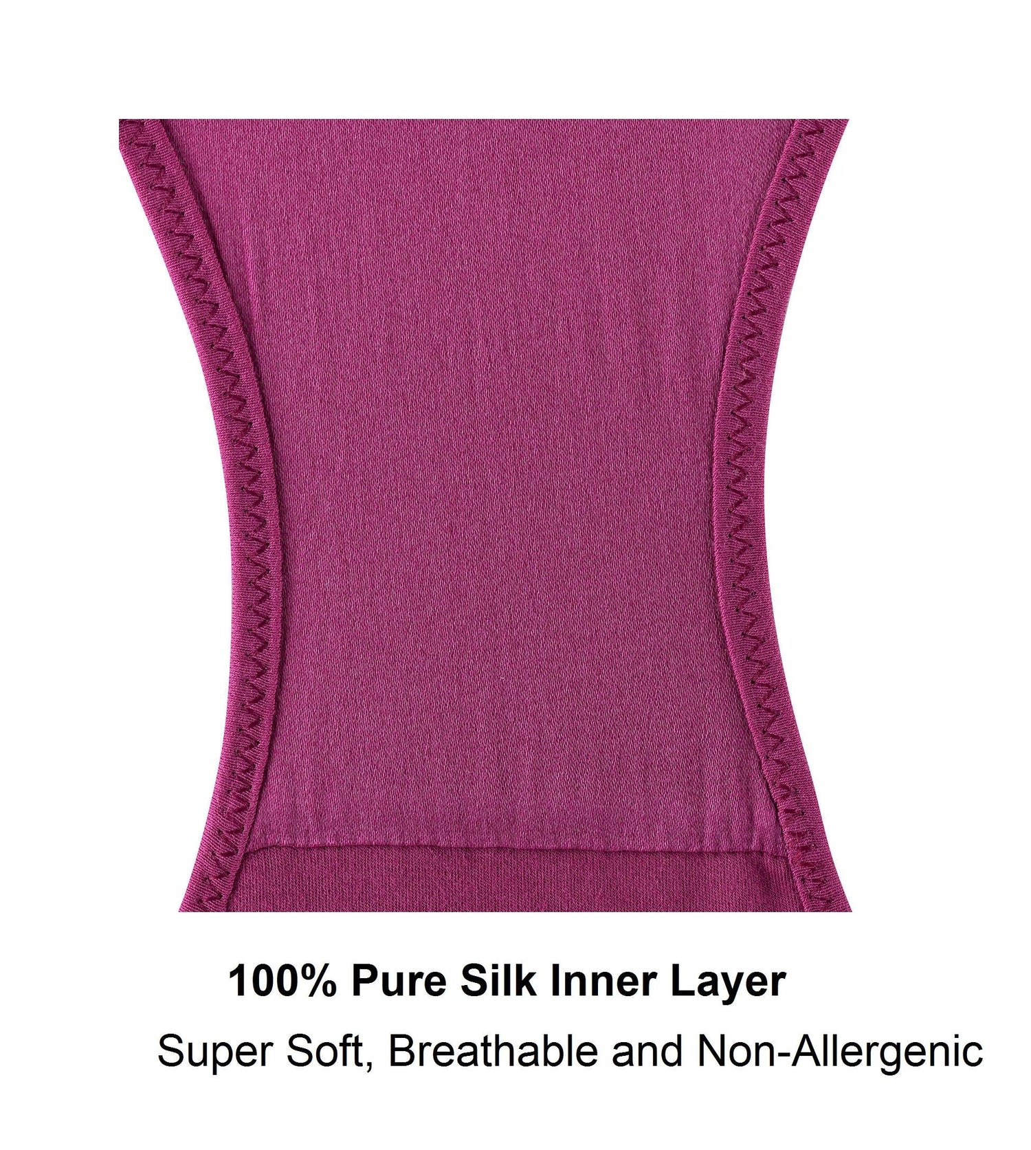 Fuchsia high waisted silk and organic cotton full brief lingerie by Copper Antilochus, showing smooth fabric and comfortable fit.