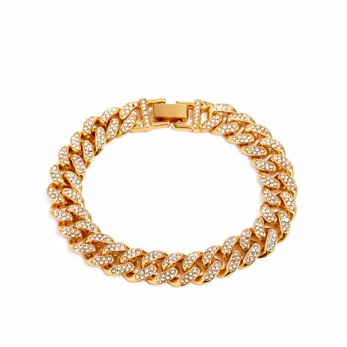 Blush Bella Cuba rhinestone bracelet showing sparkling rhinestones and silver-tone jewelry design on a white background.