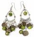 Silver Hestia Untamed chandelier earrings with intricate design and dangling elements, stylish jewelry for elegant occasions.