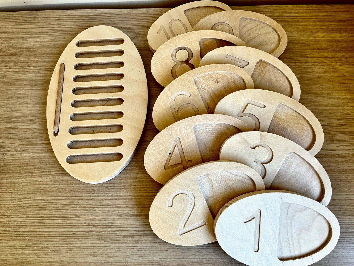 Wooden tracing board furniture piece by Red Oceanus, featuring smooth wood surface and sturdy construction for artistic or educational use.