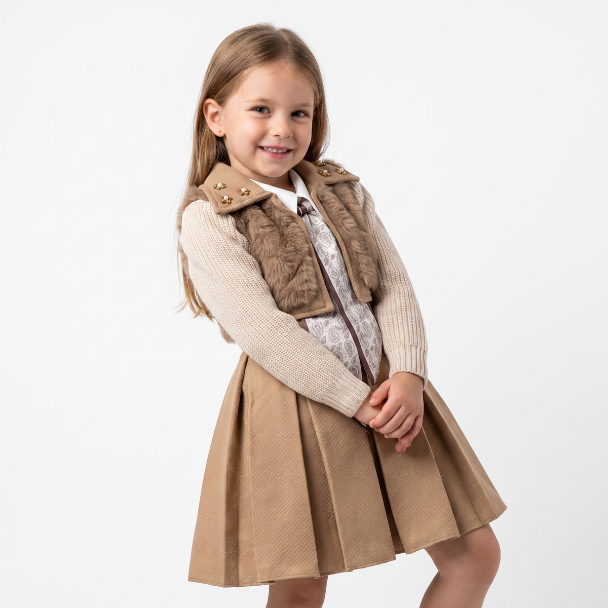 Arctic Charm Dress &amp; Bolero Set