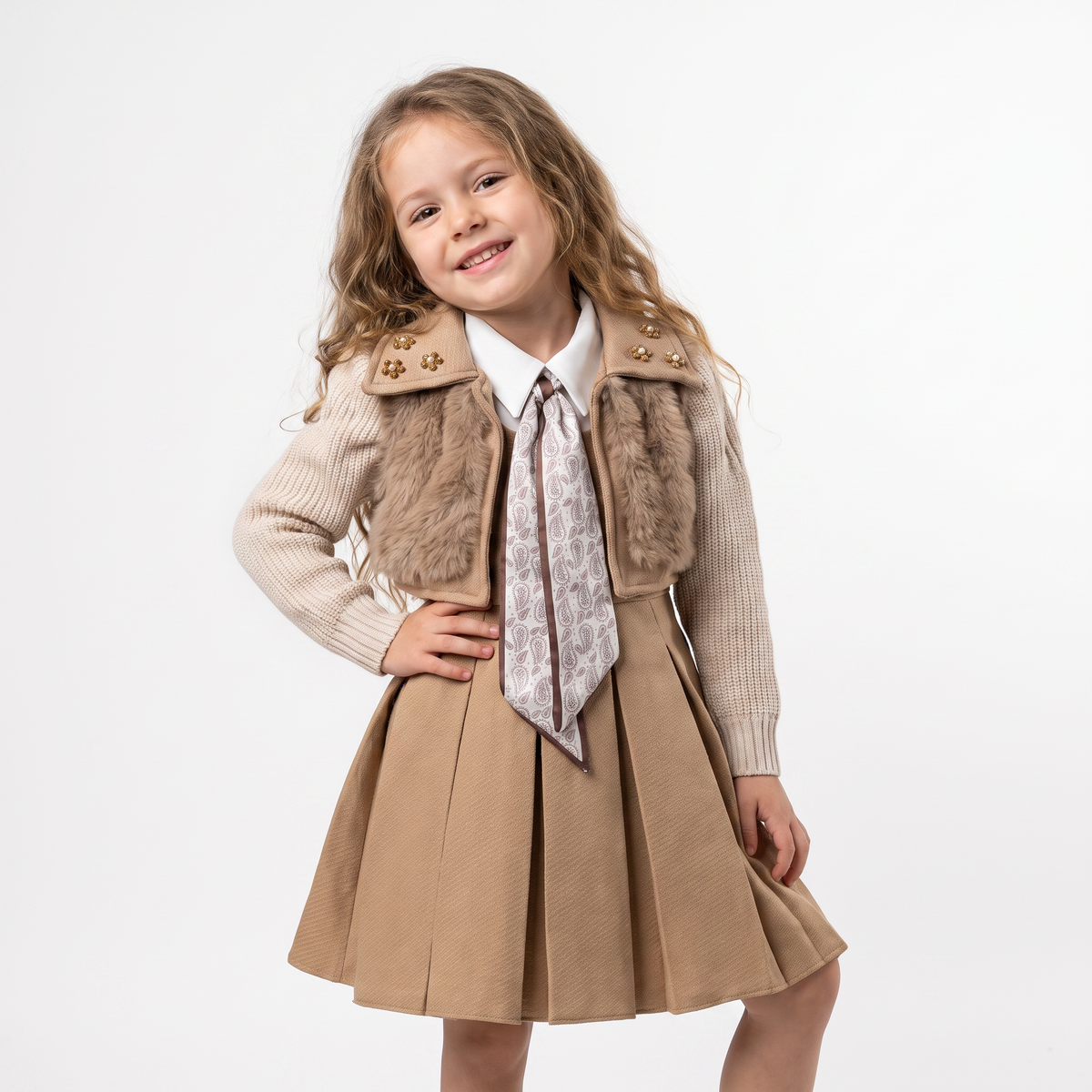 Arctic Charm Dress &amp; Bolero Set